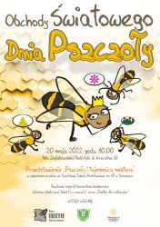 obchody światowego dnia pszczoły plakata ZM